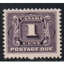 Canada Sc J1 1906 1 c violet Postage Due stamp mint