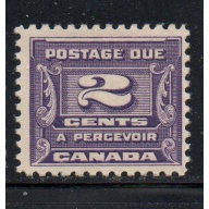 Canada Sc J12 1933 2 c  dark violet Postage Due stamp mint