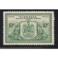 Canada Sc E11 1946 10 c green Special Delivery stamp mint