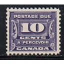 Canada Sc J14 1933 10 c  dark violet Postage Due stamp mint