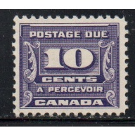 Canada Sc J14 1933 10 c  dark violet Postage Due stamp mint