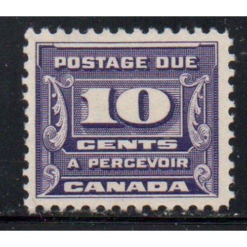 Canada Sc J14 1933 10 c  dark violet Postage Due stamp mint