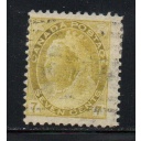 Canada Sc 81 1902 7 c  olive yellow Victoria Numeral issue stamp used