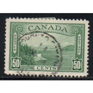 Canada Sc 244 1938 50c Vancouver Harbour stamp used