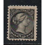 Canada Sc 34 1882 1/2c black small Queen  Victoria stamp mint
