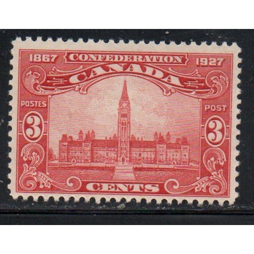 Canada Sc 143 1927 3 c Parliament Building stamp mint