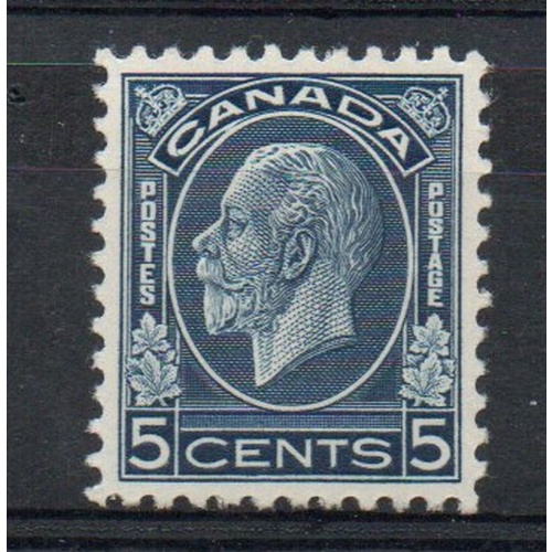 Canada Sc 198 1932 5 c G V Medallion issue stamp mint NH
