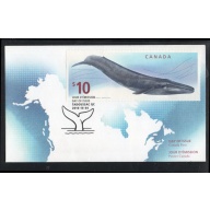 Canada Sc 2405 2010 $10 Blue Whale First Day Cover