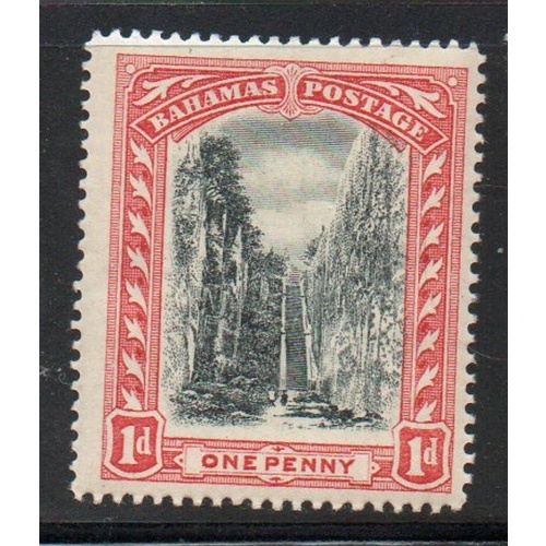 Bahamas Sc 33 1901 1 d Queens Staircase stamp mint