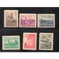 Estonia Sc  NB1-6 1941 German Occupation Charity stamp set mint