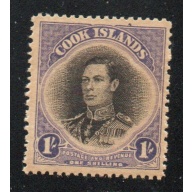 Cook Islands Sc 112 1938 1/ George VI stamp mint