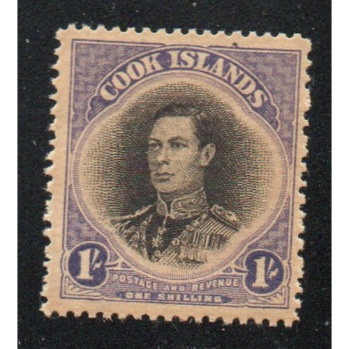 Cook Islands Sc 112 1938 1/ George VI stamp mint