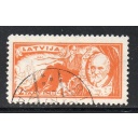 Latvia Sc B67 1930 J. Rainis semi-postal  stamp used