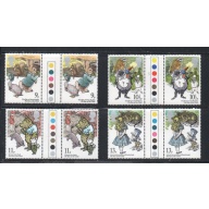 Great Britain Sc 867-870 1979 Children s Books traffic light gutter pairs