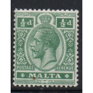 Malta Sc 50 1914 1/2d green George V stamp mint