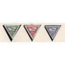 Latvia Sc CB3-CB5 1931 Home Guard airmail charity stamp set mint