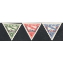 Latvia Sc CB3a-CB5a 1931 Home Guard airmail charity stamp set mint imperf