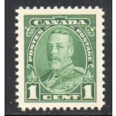 Canada Sc 217 1935 1 c green George V  stamp mint NH