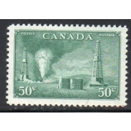 Canada Sc 294 1950 50 c Oil Well stamp mint