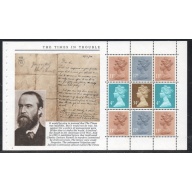 Great Britain Scott  MH149a 1985 QE II  Machin Head booklet pane mint NH