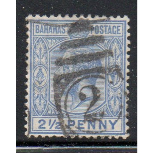 Bahamas Sc 75 1922 2 1/2d ultra George V stamp used