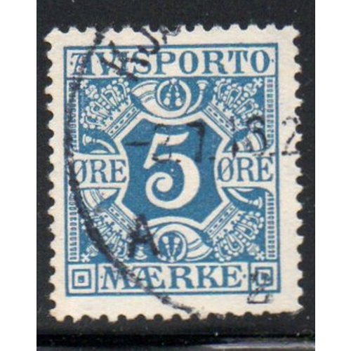 Denmark Sc P12 1914 5 ore blue Newspaper stamp used