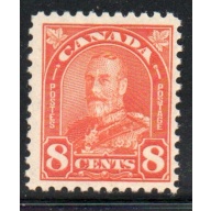 Canada Sc 172 1930 8c orange G V arch issue stamp mint NH