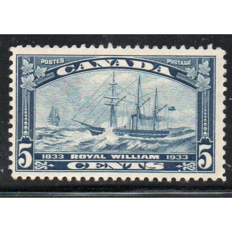 Canada Sc 202 1933 5 c Royal William Steamship stamp mint