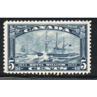 Canada Sc 202 1933 5 c Royal William Steamship stamp mint NH