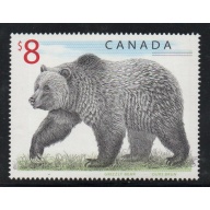 Canada Sc 1694 1997 $8 Bear stamp mint NH