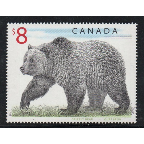 Canada Sc 1694 1997 $8 Bear stamp mint NH