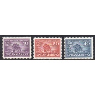 Denmark Sc 277-279 1941 Bering stamp set mint