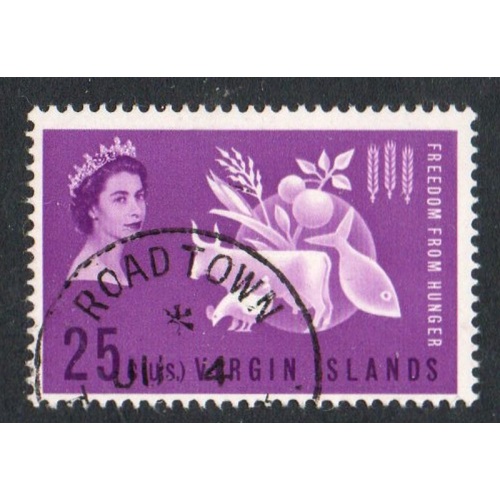 British Virgin Islands Sc 140 1963 Freedom from Hunger stamp used