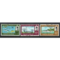 British Virgin Islands Sc 183-185 1967 Telephone LInk stamp set used