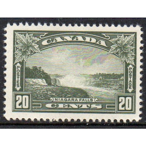 Canada Sc 225 1935 20 c Niagara Falls stamp mint