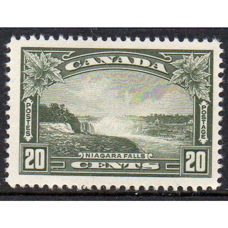 Canada Sc 225 1935 20 c Niagara Falls stamp mint