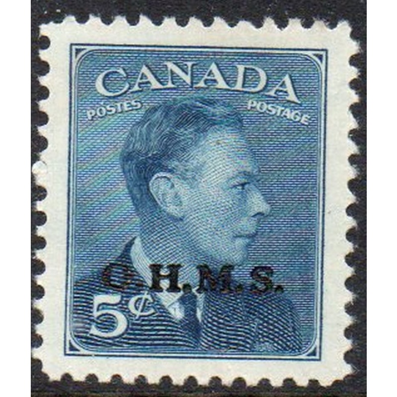 Canada Sc O15A 1950 5 c G VI OHMS overprint Official stamp mint