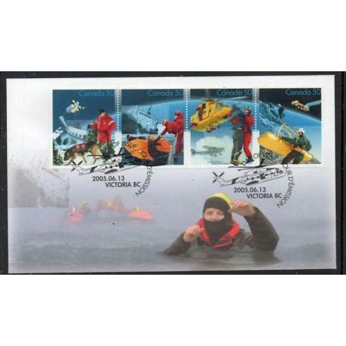 Canada Sc 2111 2005 Rescue Services FDC