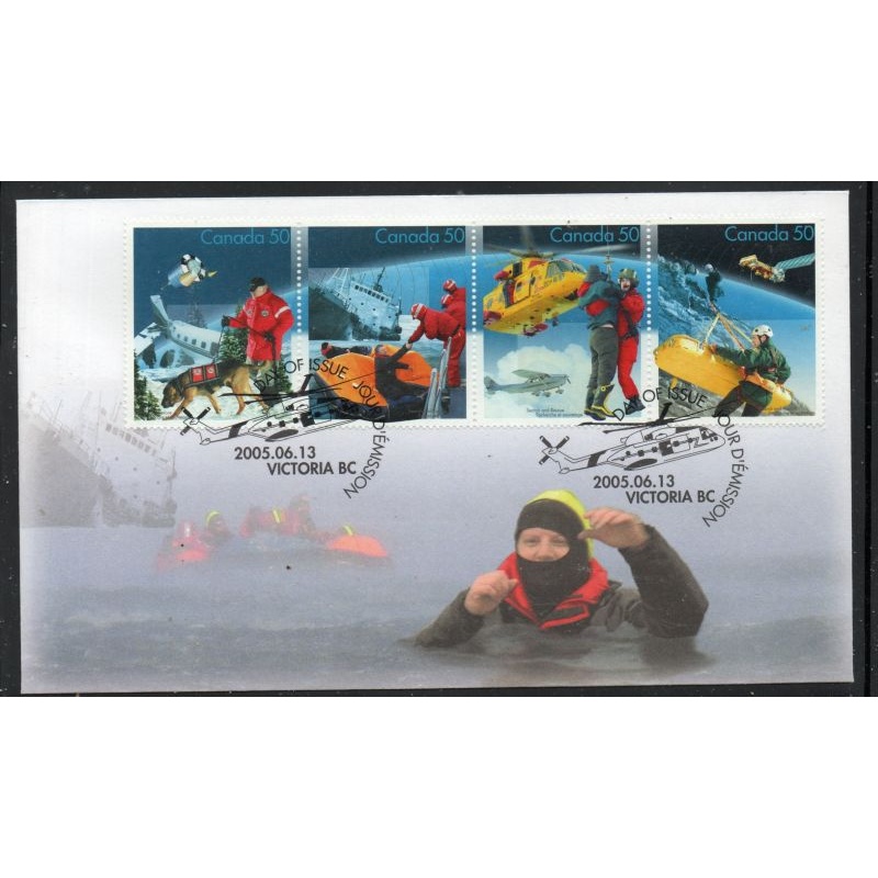 Canada Sc 2111 2005 Rescue Services FDC