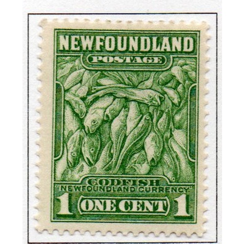 Newfoundland Sc 183 1932 cent green codfish stamp mint