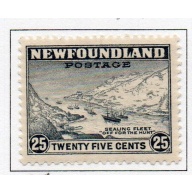 Newfoundland Sc 197 1932 25 cent grey Sealing Fleet stamp mint