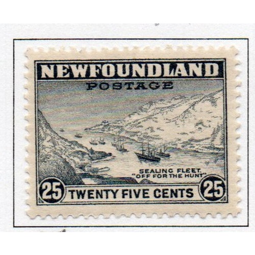 Newfoundland Sc 197 1932 25 cent grey Sealing Fleet stamp mint