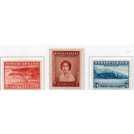 Newfoundland Sc 208-210 1932 Paper Mill, Ore Dock, Duchess stamp set mint