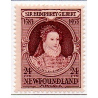 Newfoundland Sc 224 1933 24c Queen Elizabeth I stamp  mint