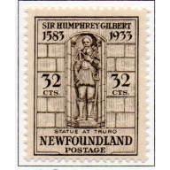 Newfoundland Sc 225 1933 32c Gilbert Statue at Truro stamp  mint