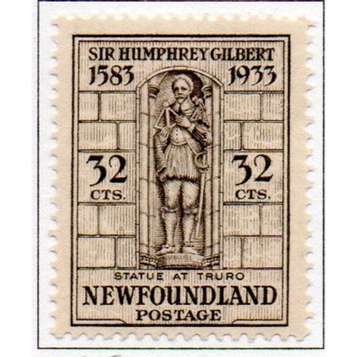 Newfoundland Sc 225 1933 32c Gilbert Statue at Truro stamp  mint