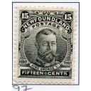 Newfoundland Sc 97 1910 15c  King George  V stamp mint