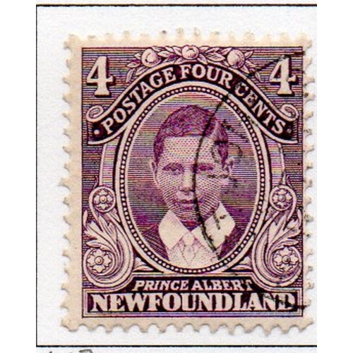Newfoundland Sc 107 1911 4 c Prince Albert stamp used