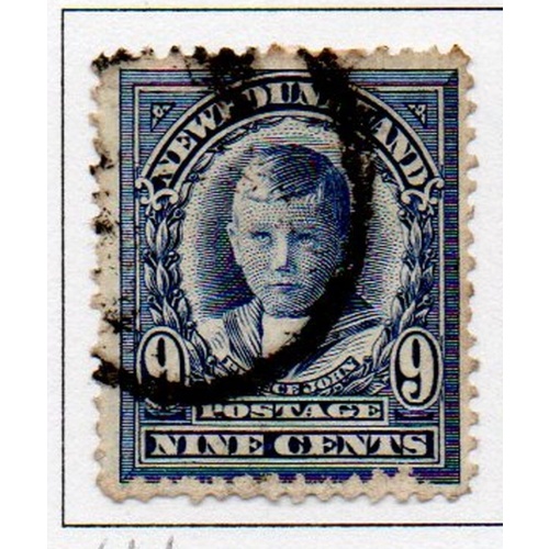 Newfoundland Sc 111 1911 9 c Prince John stamp used