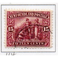 Newfoundland Sc 114 1911 15 c Seal of Colony stamp mint